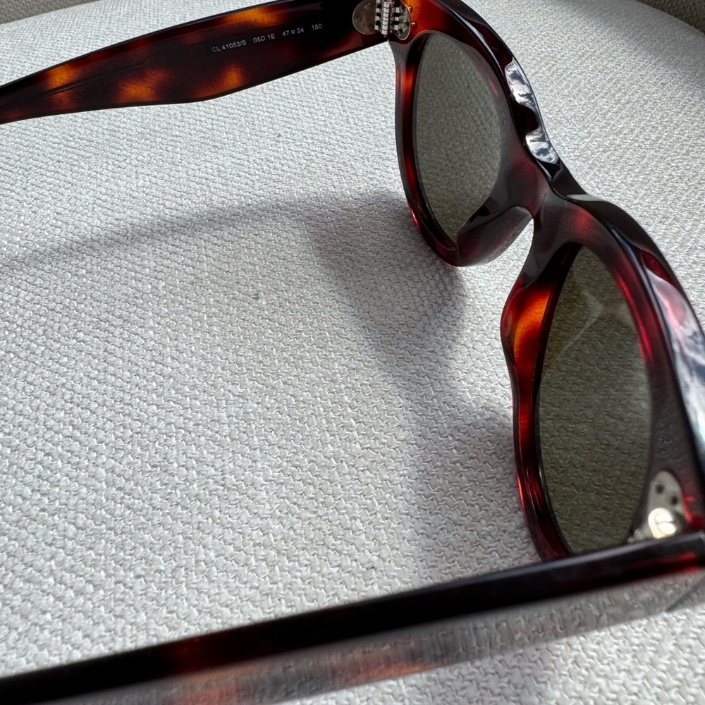 Celine Tortoise Shell Sunglasses - Picture 2 of 14